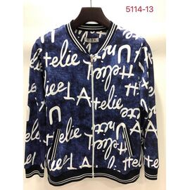 Фотография Кофта женская 5114-13 navy р.52-62 "LIDA" недорого оптом от прямого поставщика