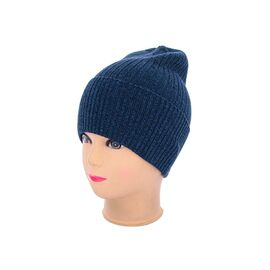Шапка жіноча FN005-12 d.blue р.54-58 "Angelica" недорого оптом від прямого постачальника