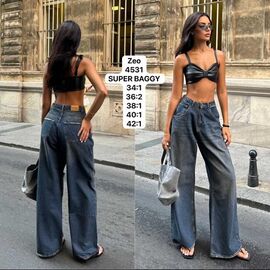 Джинси жіночі 4531 blue р.34-42 "Jeans Style" недорого оптом від прямого постачальника