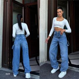 Фотография Джинсы женские 4609 blue р.34-42 "Jeans Style" недорого оптом от прямого поставщика