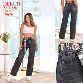 Фотография Джинсы женские 8302 black р.25-30 "Leen" недорого оптом от прямого поставщика