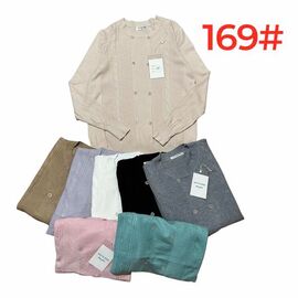 Фотография Свитер женский 169 mix р.50-54 "PALMIRA" недорого оптом от прямого поставщика