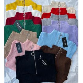 Фотография Свитер женский 288 mix р.42-48 "PALMIRA" недорого оптом от прямого поставщика