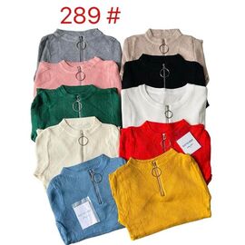 Фотография Свитер женский 289 mix р.42-48 "PALMIRA" недорого оптом от прямого поставщика