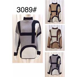 Фотография Свитер женский 3089 mix р.50-56 "PALMIRA" недорого оптом от прямого поставщика