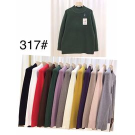 Фотография Свитер женский 317 mix р.54-60 "PALMIRA" недорого оптом от прямого поставщика