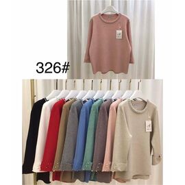 Фотография Свитер женский 326 mix р.54-56 "PALMIRA" недорого оптом от прямого поставщика