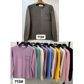 Фотография Свитер женский 713 mix р.52-54 "PALMIRA" недорого оптом от прямого поставщика