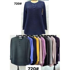 Фотография Свитер женский 720 mix р.60-62 "PALMIRA" недорого оптом от прямого поставщика