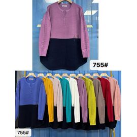 Фотография Свитер женский 755 mix р.60-62 "PALMIRA" недорого оптом от прямого поставщика