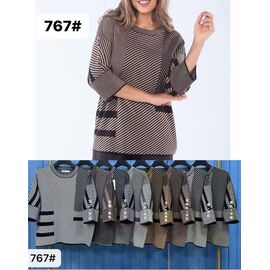 Фотография Свитер женский 767 mix р.58-60 "PALMIRA" недорого оптом от прямого поставщика