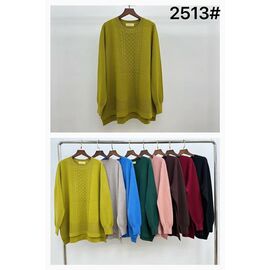 Фотография Свитер женский A2513 mix р.52-58 "PALMIRA" недорого оптом от прямого поставщика