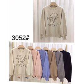 Фотография Свитер женский A3052 mix р.50-54 "PALMIRA" недорого оптом от прямого поставщика