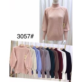 Фотография Свитер женский A3057 mix р.50-54 "PALMIRA" недорого оптом от прямого поставщика