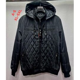 Фотография Куртка мужская A5 black р.XL-5XL "PALMIRA" недорого оптом от прямого поставщика