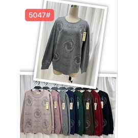 Фотография Свитер женский A5047 mix р.52-58 "PALMIRA" недорого оптом от прямого поставщика