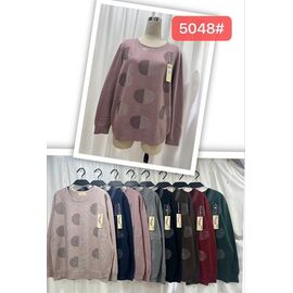 Фотография Свитер женский A5048 mix р.52-58 "PALMIRA" недорого оптом от прямого поставщика