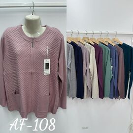 Фотография Кофта женская F108 mix р.48-54 "PALMIRA" недорого оптом от прямого поставщика