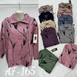 Фотография Кофта женская F165 mix р.48-54 "PALMIRA" недорого оптом от прямого поставщика