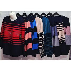 Фотография Свитер женский F913 mix р.54-58 "PALMIRA" недорого оптом от прямого поставщика