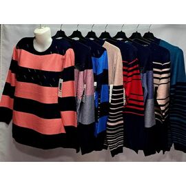 Фотография Свитер женский F919 mix р.54-58 "PALMIRA" недорого оптом от прямого поставщика