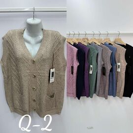 Жилетка жіноча Q2 mix р.48-54 "PALMIRA" недорого оптом від прямого постачальника