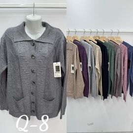 Фотография Кофта женская Q8 mix р.48-54 "PALMIRA" недорого оптом от прямого поставщика