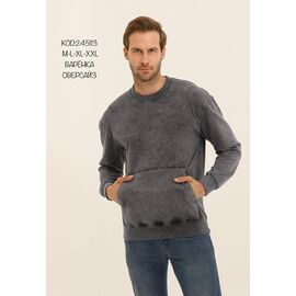 Светр чоловічий 245113 grey р.M-2XL "Vip Stendo" недорого оптом від прямого постачальника