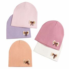 Фотография Шапка детская на девочку CN907 mix р.50-52 "SELFI" недорого оптом от прямого поставщика