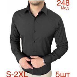Сорочка чоловіча N248-2 black р.46-54 "EMRE" недорого оптом від прямого постачальника