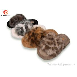 Фотография Тапки женские для дома Весна/осень K1686 mix (24 пар р.36-41) "SCARRHETT" недорого оптом от прямого поставщика