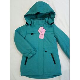 Куртка дитяча демісезонна на дівчинку 941 blue р.104-128 "MALIBU" недорого оптом від прямого постачальника