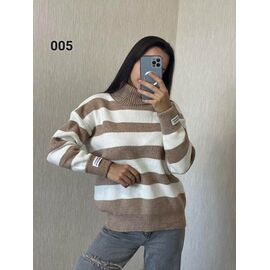 Фотография Свитер женский 005 brown р.48-52 "FSN" недорого оптом от прямого поставщика