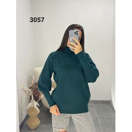 Фотография Свитер женский 3057 green р.46-50 "FSN" недорого оптом от прямого поставщика