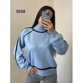 Фотография Свитер женский 3058 l.blue р.44-48 "FSN" недорого оптом от прямого поставщика