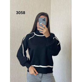 Фотография Свитер женский 3058 navy р.44-48 "FSN" недорого оптом от прямого поставщика