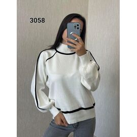 Фотография Свитер женский 3058 white р.44-48 "FSN" недорого оптом от прямого поставщика