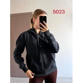 Кофта спортивна жіноча 5023 black р.42-48 "FSN" недорого оптом від прямого постачальника