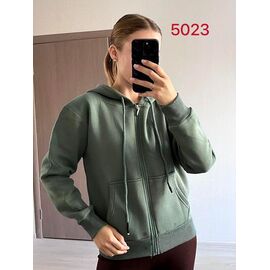 Кофта спортивна жіноча 5023 khaki р.42-48 "FSN" недорого оптом від прямого постачальника