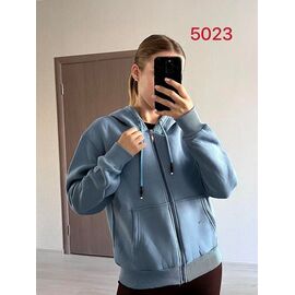 Кофта спортивна жіноча 5023 l.blue р.42-48 "FSN" недорого оптом від прямого постачальника