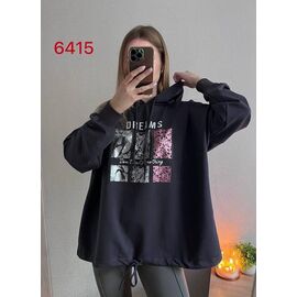 Фотография Свитер женский 6415 navy р.52-58 "FSN" недорого оптом от прямого поставщика