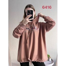 Фотография Свитер женский 6416 brown р.52-58 "FSN" недорого оптом от прямого поставщика