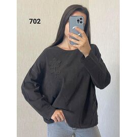 Фотография Свитер женский 702 d.grey р.50-54 "FSN" недорого оптом от прямого поставщика