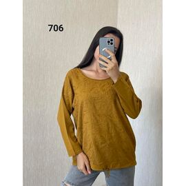 Фотография Свитер женский 706 khaki р.48-52 "FSN" недорого оптом от прямого поставщика