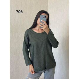 Светр жіночий 706-1 khaki р.48-52 "FSN" недорого оптом від прямого постачальника