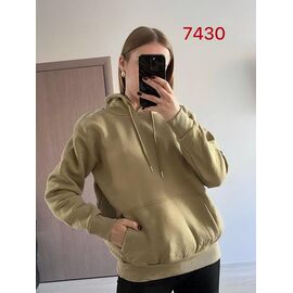 Худі жіноче 7430 beige р.46-52 "FSN" недорого оптом від прямого постачальника