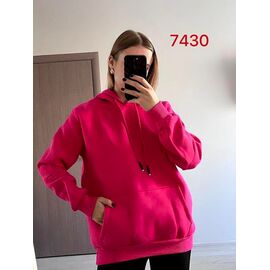 Худі жіноче 7430 crimson р.46-52 "FSN" недорого оптом від прямого постачальника