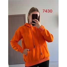 Худі жіноче 7430 orange р.46-52 "FSN" недорого оптом від прямого постачальника