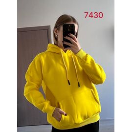 Худі жіноче 7430 yellow р.46-52 "FSN" недорого оптом від прямого постачальника
