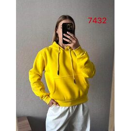 Худі жіноче 7432 yellow р.42-48 "FSN" недорого оптом від прямого постачальника